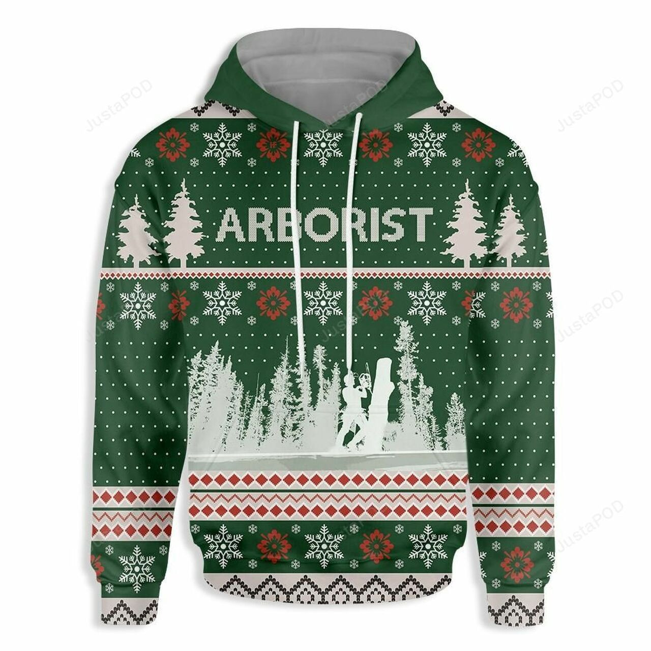 Arborist 3d All Over Print Hoodie