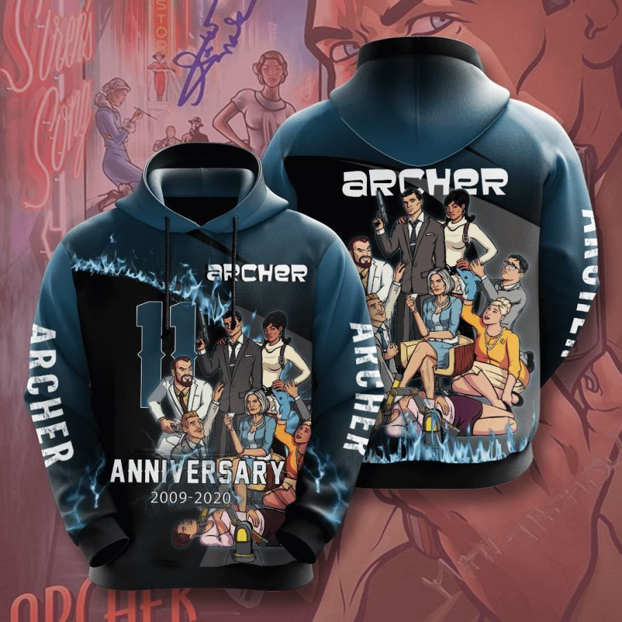 Archer No46 Custom Hoodie 3D All Over Print