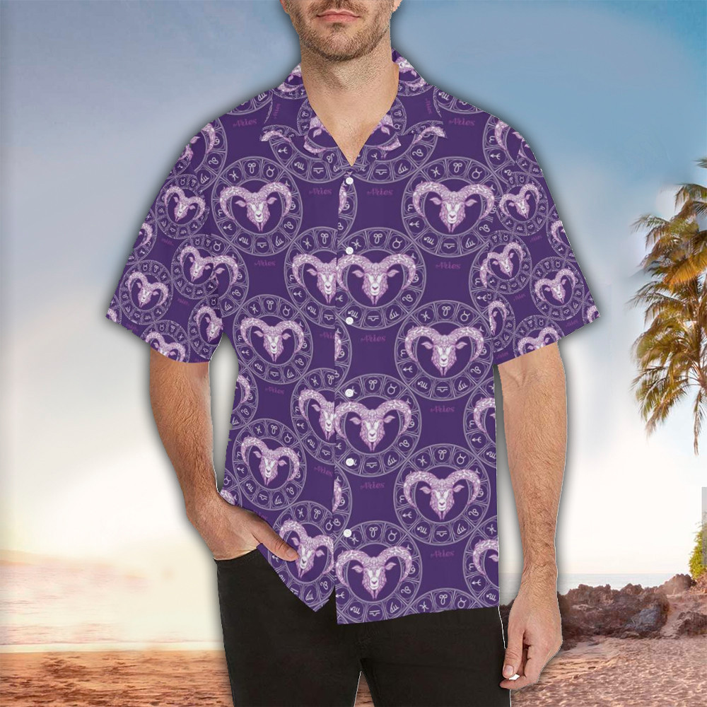 Aries Hawaiian Shirt Aries Shirt For Aries Lover Shirt For Men and Women