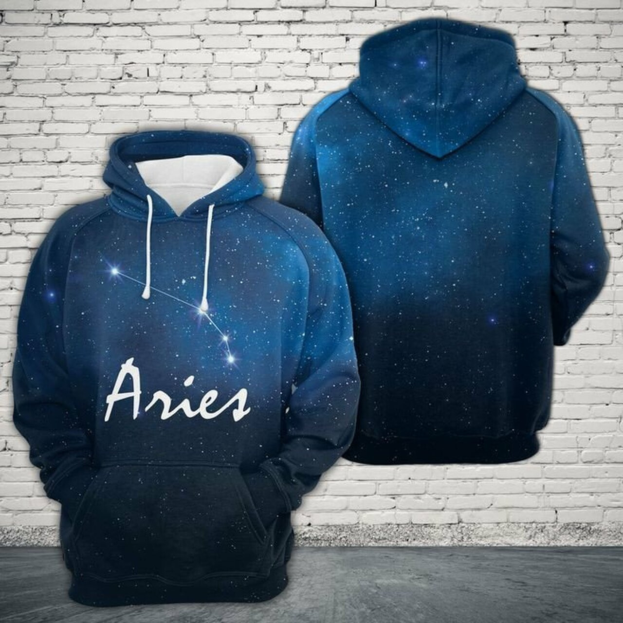 Aries Horoscope 3d All Over Print Hoodie