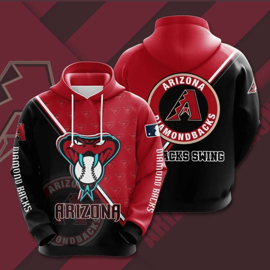 Arizona Diamondbacks No81 Custom Hoodie 3D All Over Print