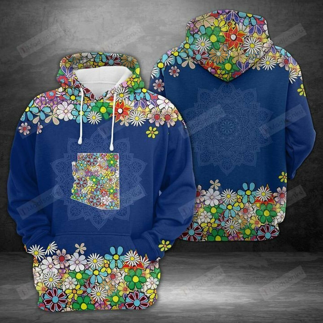 Arizona Flower 3d All Over Print Hoodie