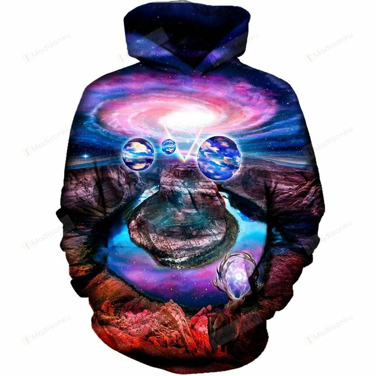 Arizona Horseshoe Bend 3d All Over Printed Hoodie