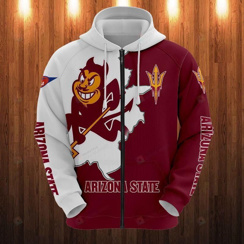 Arizona State Sun Devils 3D All Over Print Hoodie