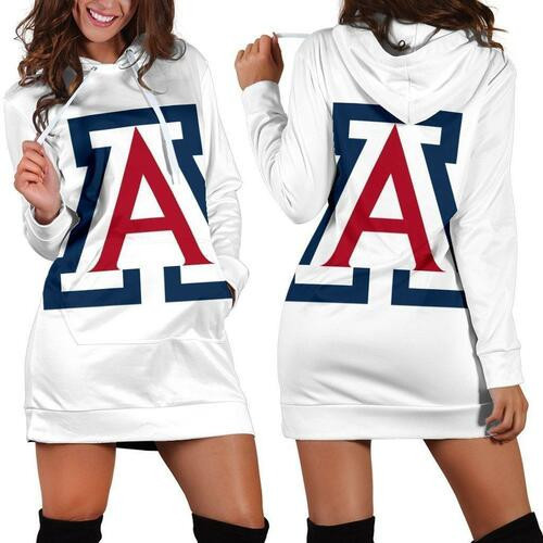 Arizona Wildcats Hoodie Dress Sweater Dress Sweatshirt Dress 3d All Over Print For Women Hoodie