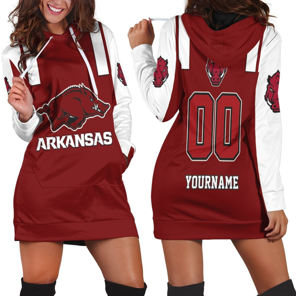 Arkansas Razorbacks Ncaa For Razorbacks Fans Personalized Hoodie Dress Sweater Dress Sweatshirt Dress