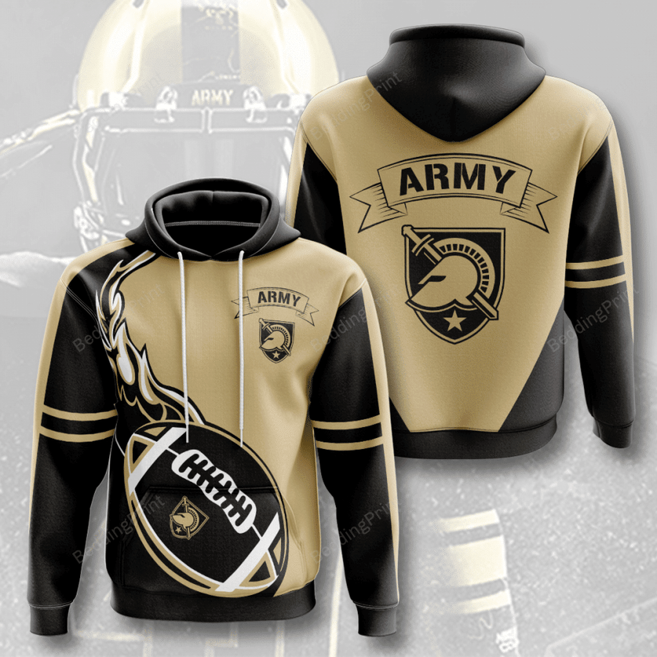 Army Black Knights 3d All Over Print Hoodie