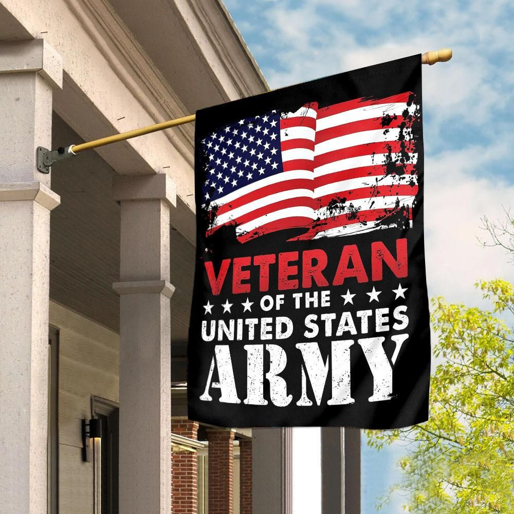 Army Veteran Of The Us Garden Flag House Flag