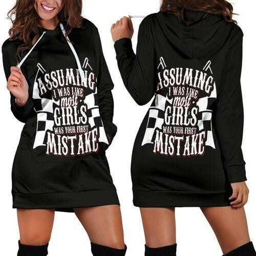 Assuming I Was Like Most Girls Racing Hoodie Dress Sweater Dress Sweatshirt Dress 3d All Over Print For Women Hoodie