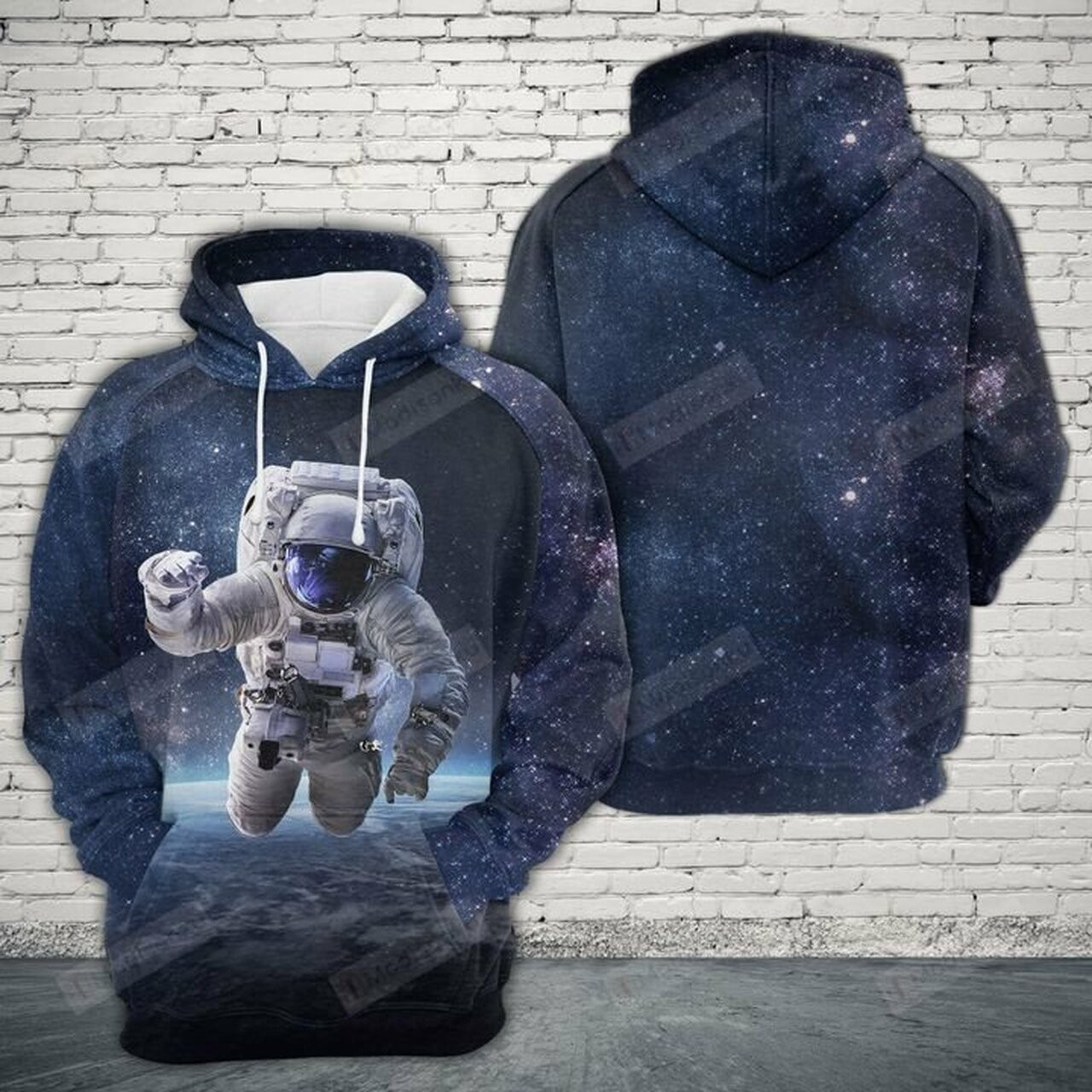 Astronaut 3d All Over Print Hoodie