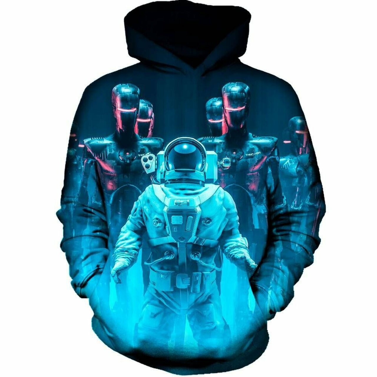 Astronaut 3d All Over Printed Hoodie