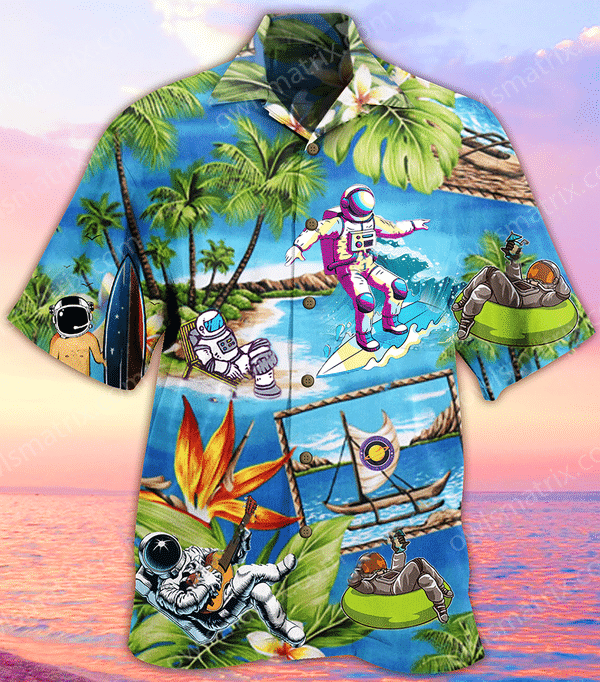 Astronaut Galaxy Amazing Limited Edition - Hawaiian Shirt - Hawaiian Shirt For Men