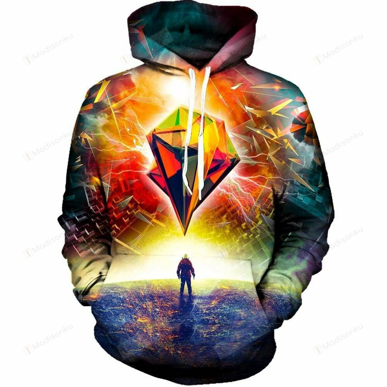 Astronauts Prism For Unisex 3d All Over Print Hoodie