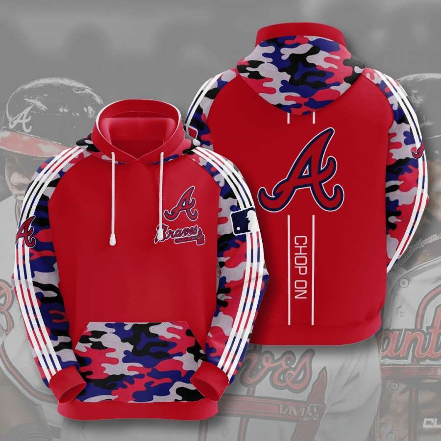 Atlanta Braves No107 Custom Hoodie 3D