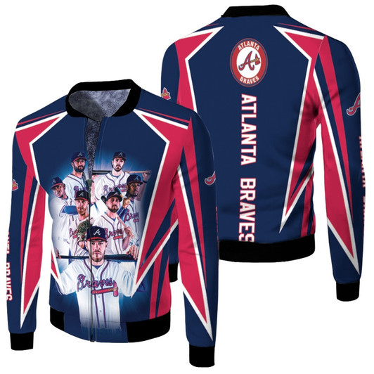 Atlanta Braves The Best Team Champions Mlb Baseball Team Fleece Bomber Jacket