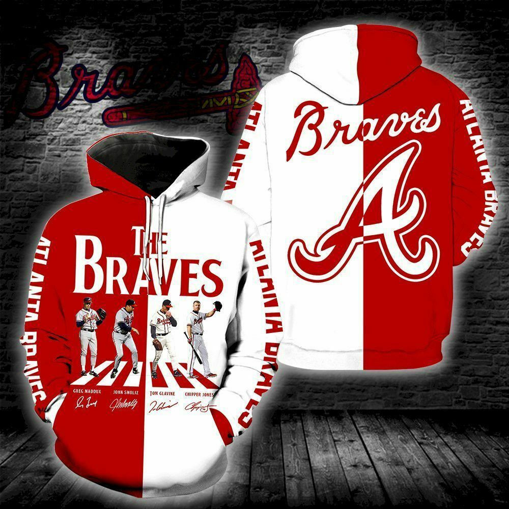 Atlanta Braves The Braves Hoodie 3D All Over Print