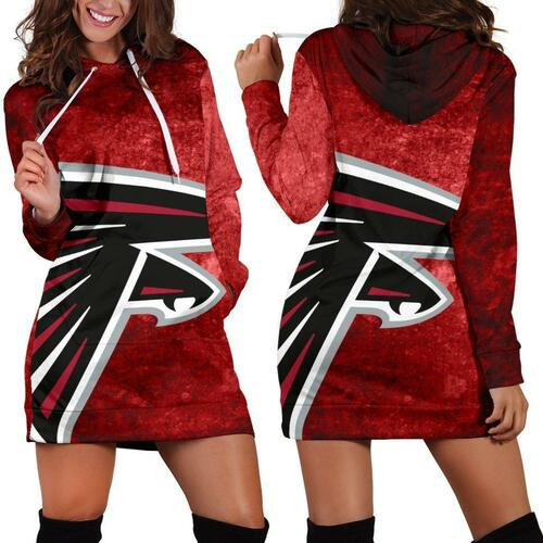 Atlanta Falcons Hoodie Dress Sweater Dress Sweatshirt Dress 3d All Over Print For Women Hoodie