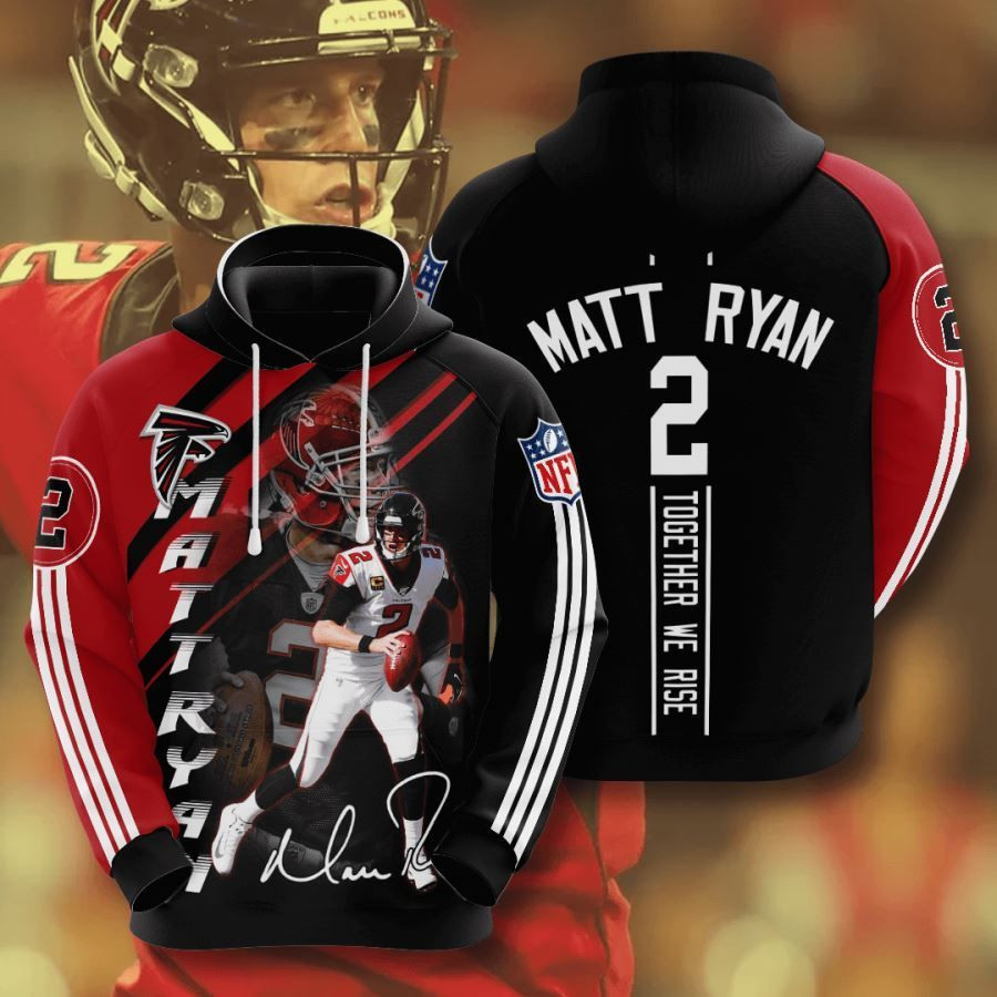 Atlanta Falcons No116 Custom Hoodie 3D All Over Print