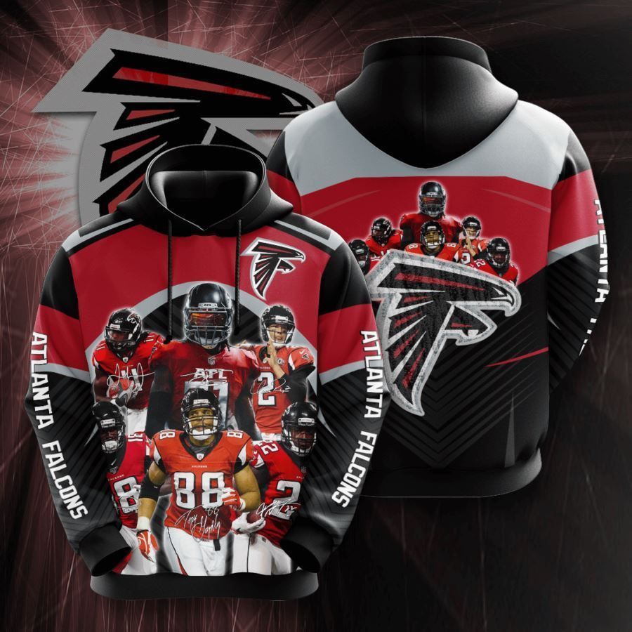 Atlanta Falcons No119 Custom Hoodie 3D All Over Print