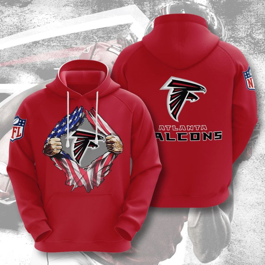 Atlanta Falcons No122 Custom Hoodie 3D All Over Print