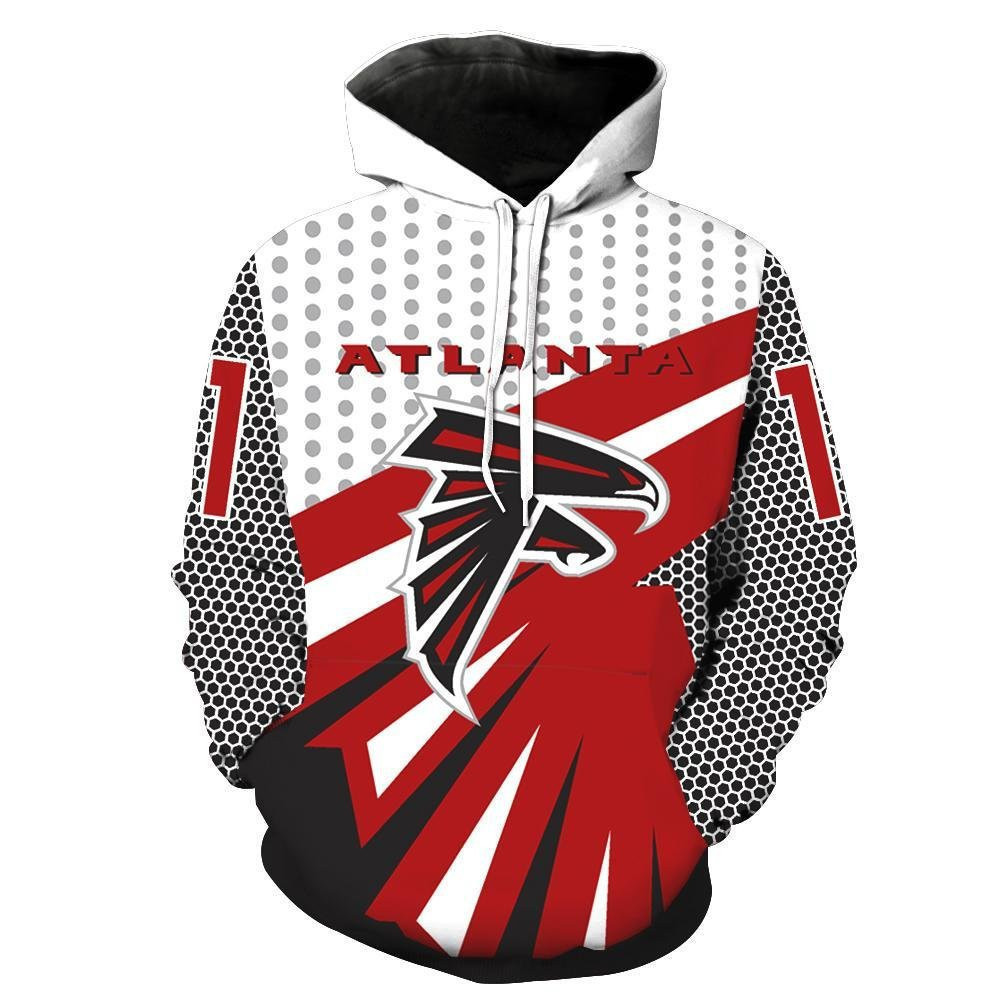 Atlanta Falcons Pullover Nfl Footballs Hoodie 3D