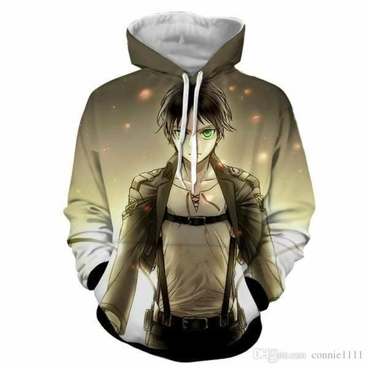 Attack On Titan Anime 3d All Over Print Hoodie