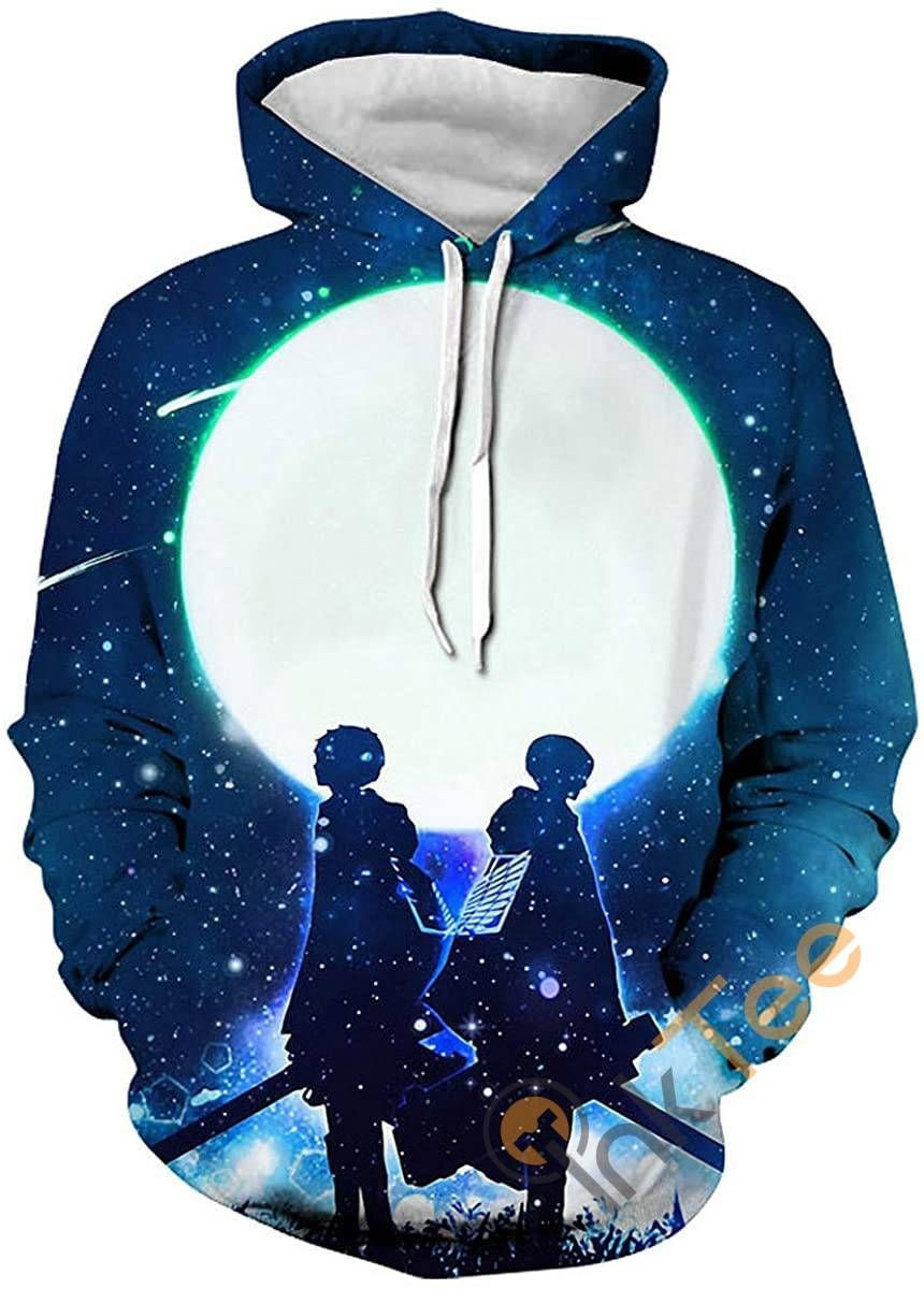 Attack On Titan Print Pullover With Front Pocket Sku43 Hoodie 3D All Over Print