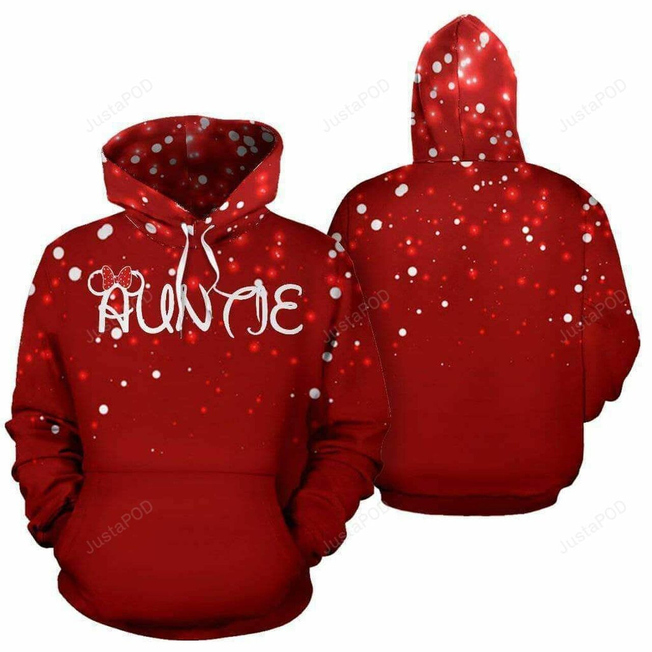 Auntie Christmas 3d All Over Print Hoodie