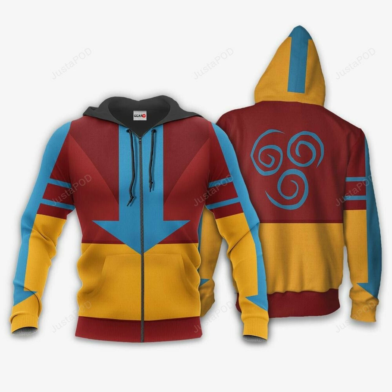 Avatar The Last Airbender 3d All Over Print Hoodie, Zip-up Hoodie