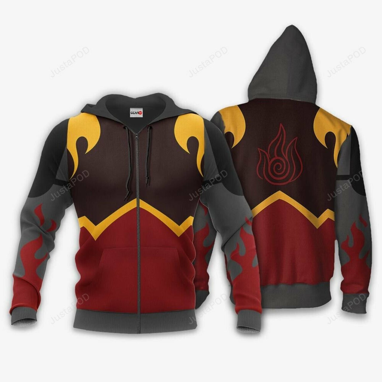 Avatar The Last Airbender Fire Nation 3d All Over Print Hoodie