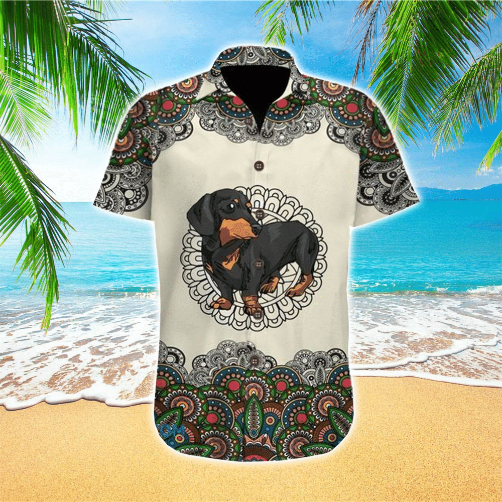 Awesome Dachshund Mandala The Best Gift For Dog Lovers Hawaiian Shirt for Men and Women