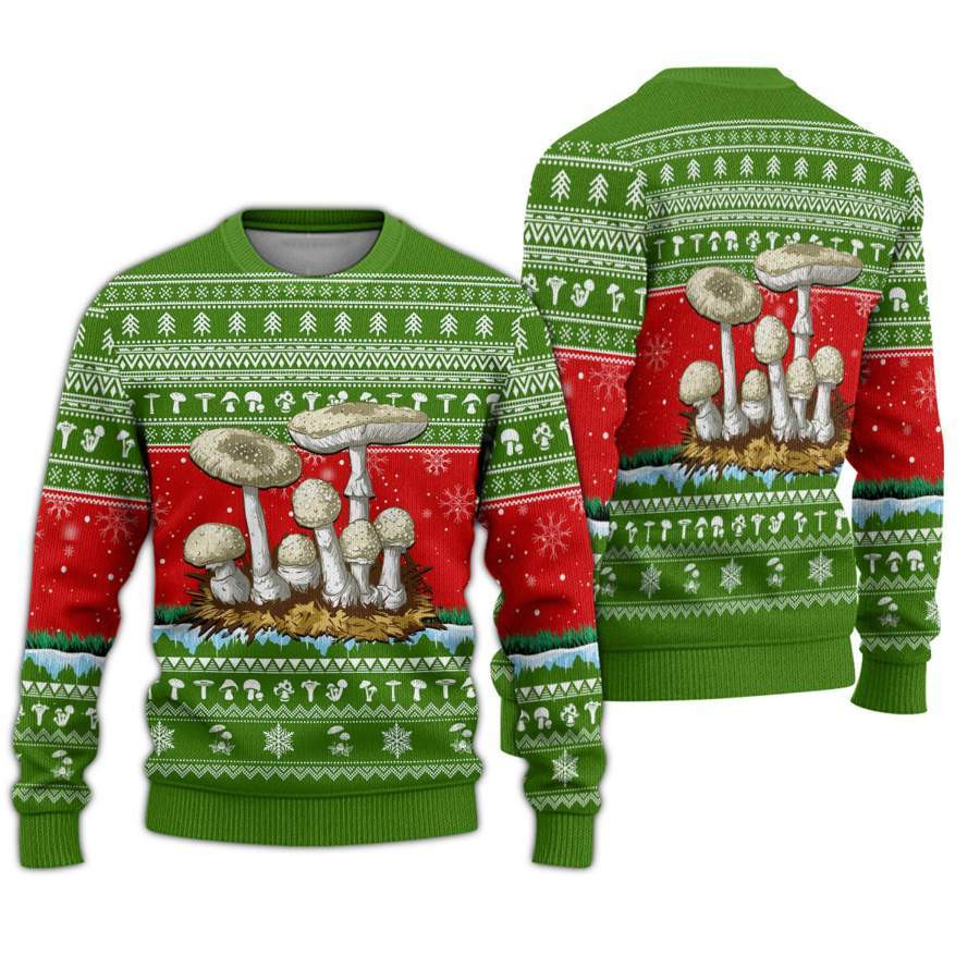 Awesome Mushroom Ugly Christmas Sweater