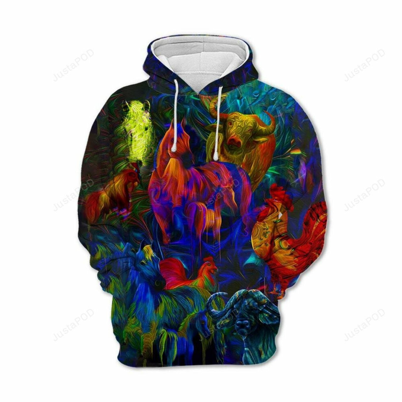 Awesome Proud Farmer 3d All Over Printed Hoodie