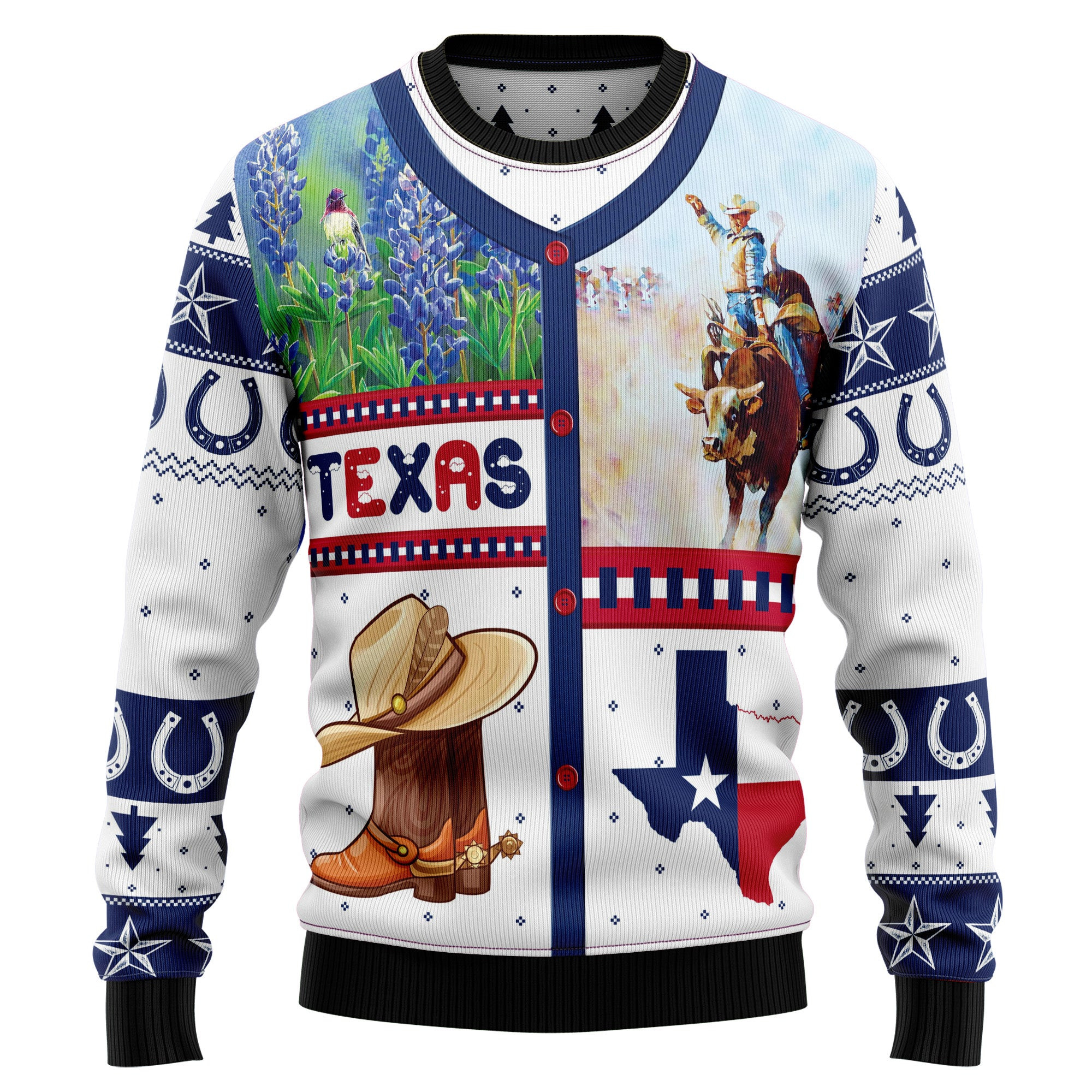 Awesome Texas Ugly Christmas Sweater