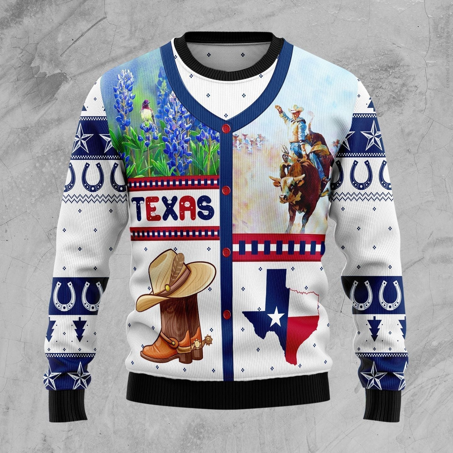 Awesome Texas Ugly Christmas Sweater Ugly Sweater For Men Women, Holiday Sweater