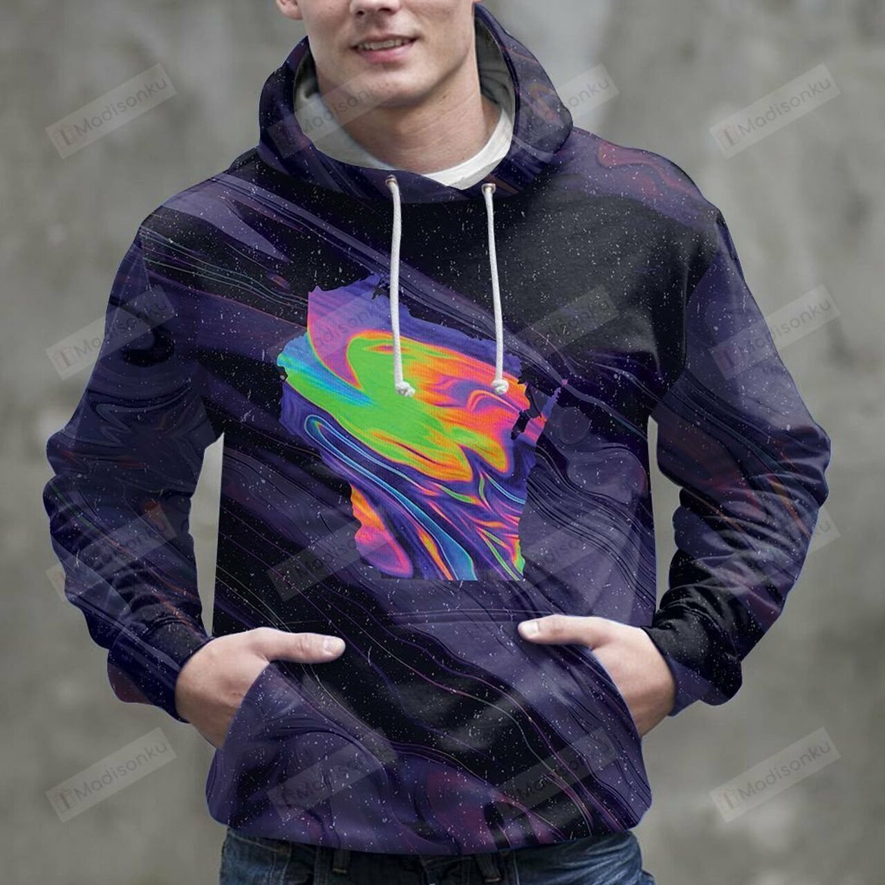 Awesome Wisconsin 3d All Over Print Hoodie