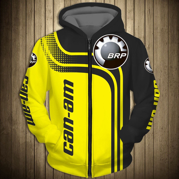 BRP Can Am Motorcycle Unisex 3D Zipper Hoodies
