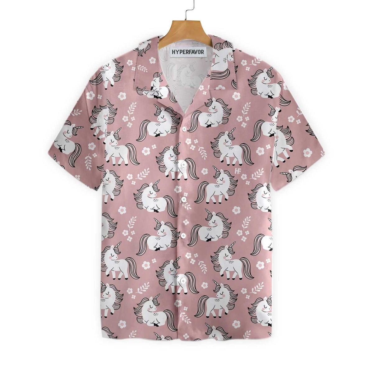 Baby Unicorn In The Magic Forest Hawaiian Shirt