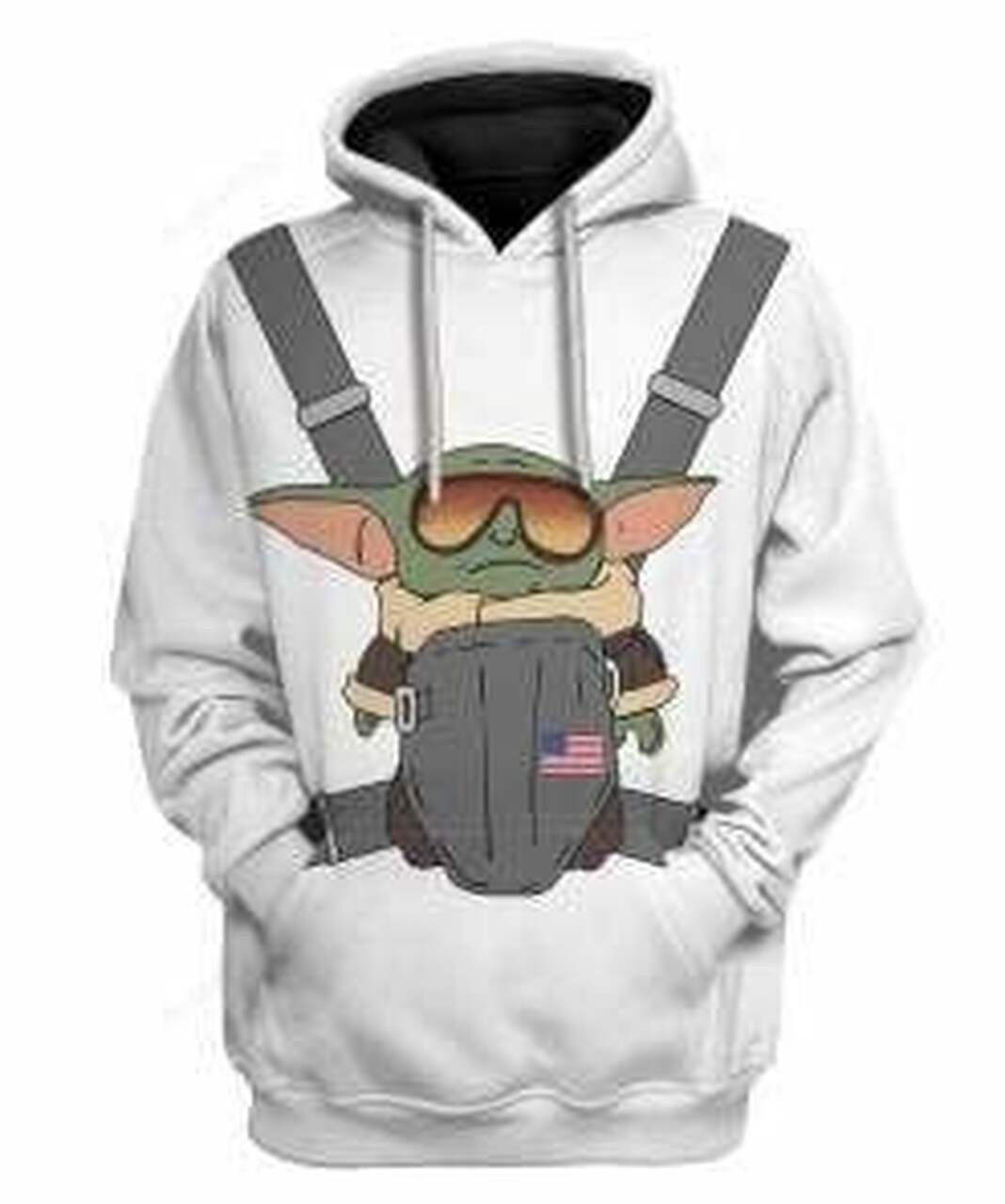 Baby Yoda 3d All Over Print Hoodie