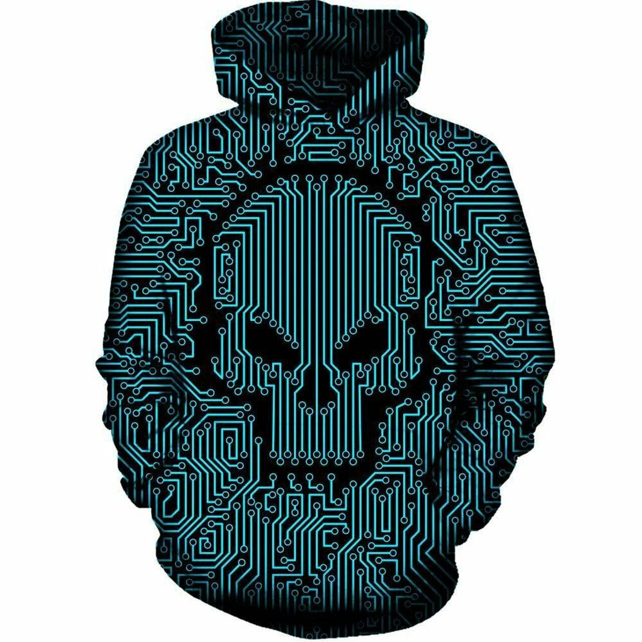 Bad Circuit 3d All Over Printed Hoodie