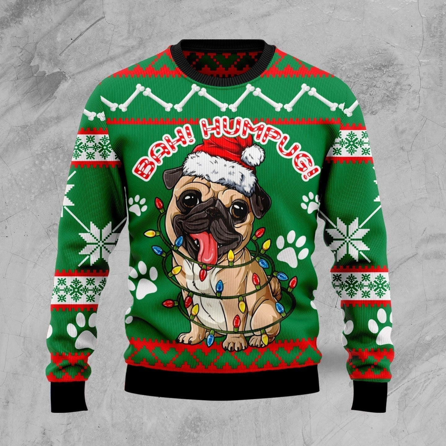 Bah Humpug Ugly Christmas Sweater