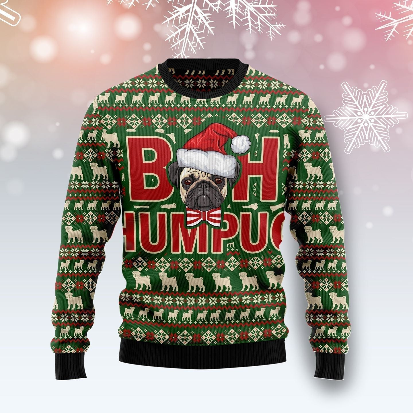 Bah Humpug Ugly Christmas Sweater Ugly Sweater For Men Women