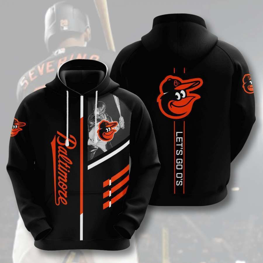 Baltimore Orioles No139 Custom Hoodie 3D All Over Print