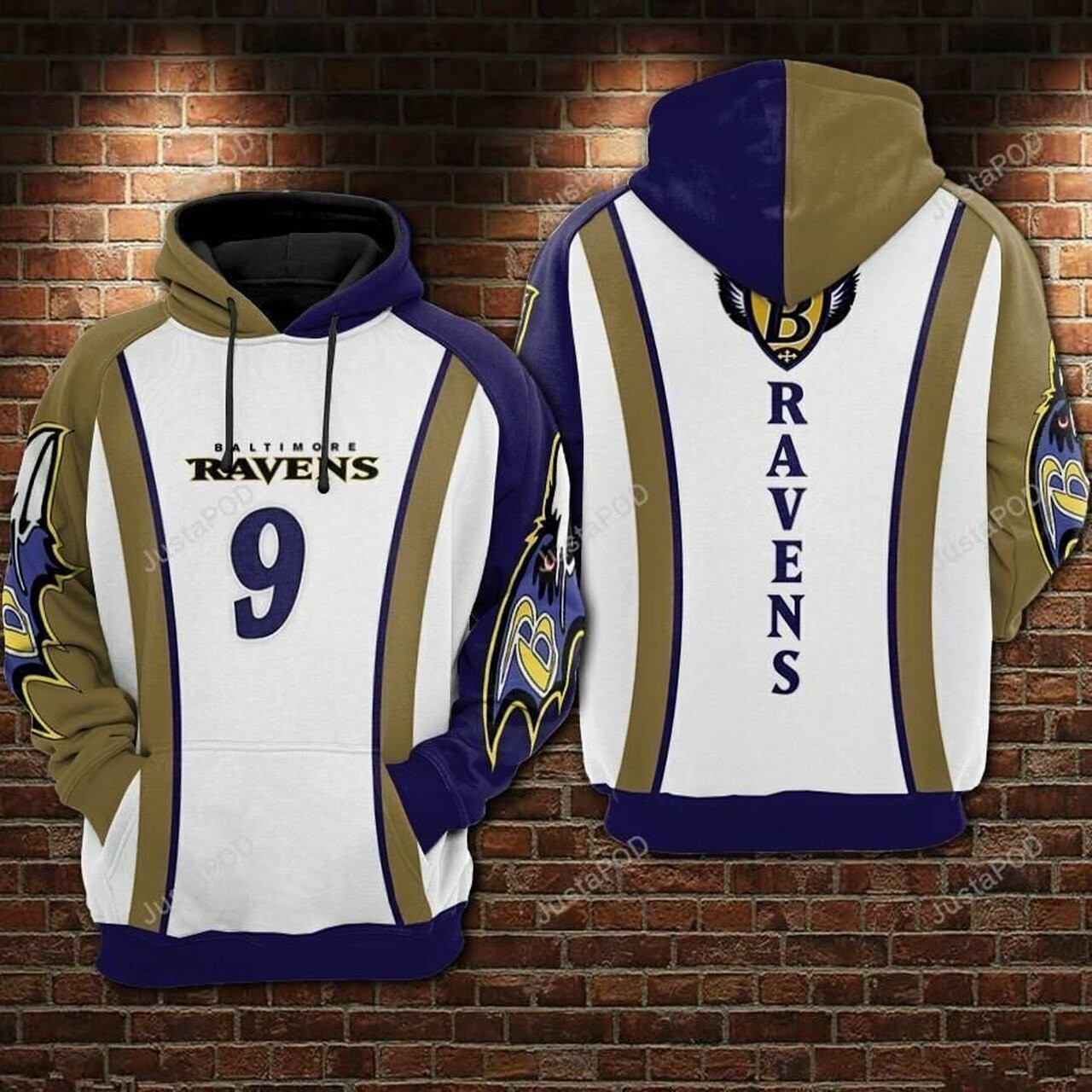 Baltimore Ravens For Unisex 3d All Over Print Hoodie
