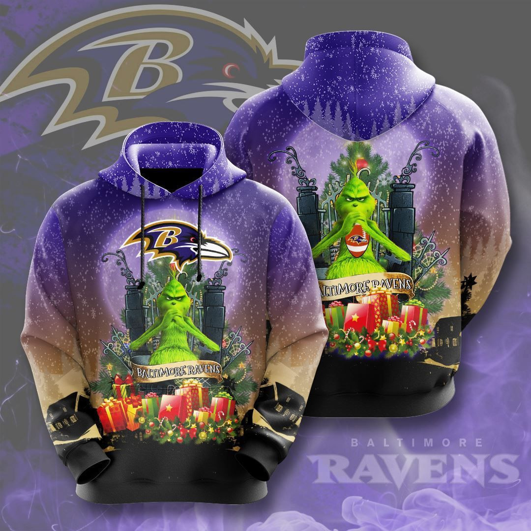 Baltimore Ravens No167 Custom Hoodie 3D All Over Print
