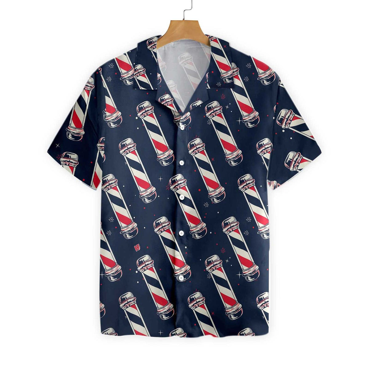 Barber Pole Hawaiian Shirt