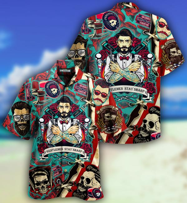 Barber Stay Sharp Limited Edition - Hawaiian Shirt - Hawaiian Shirt For Men