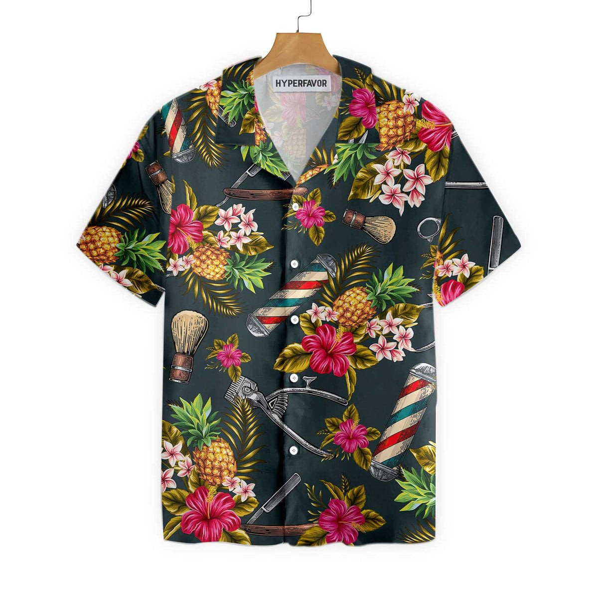 Barber Tools Hawaiian Shirt