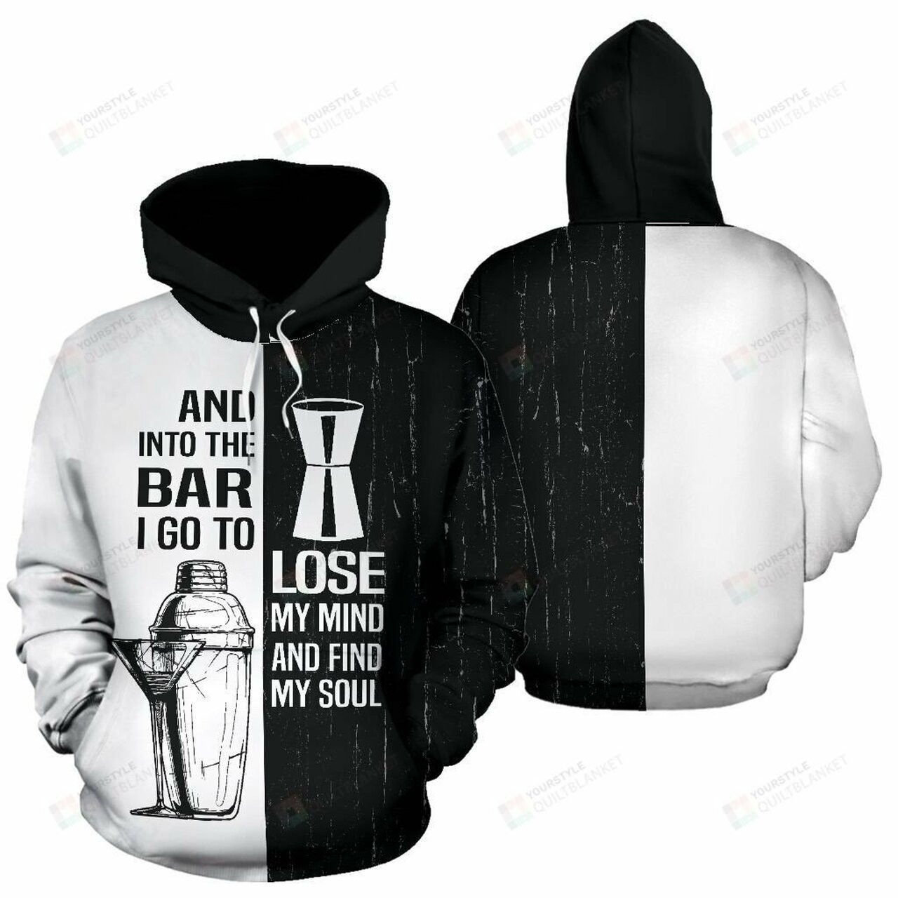 Bartender 3d All Over Print Hoodie