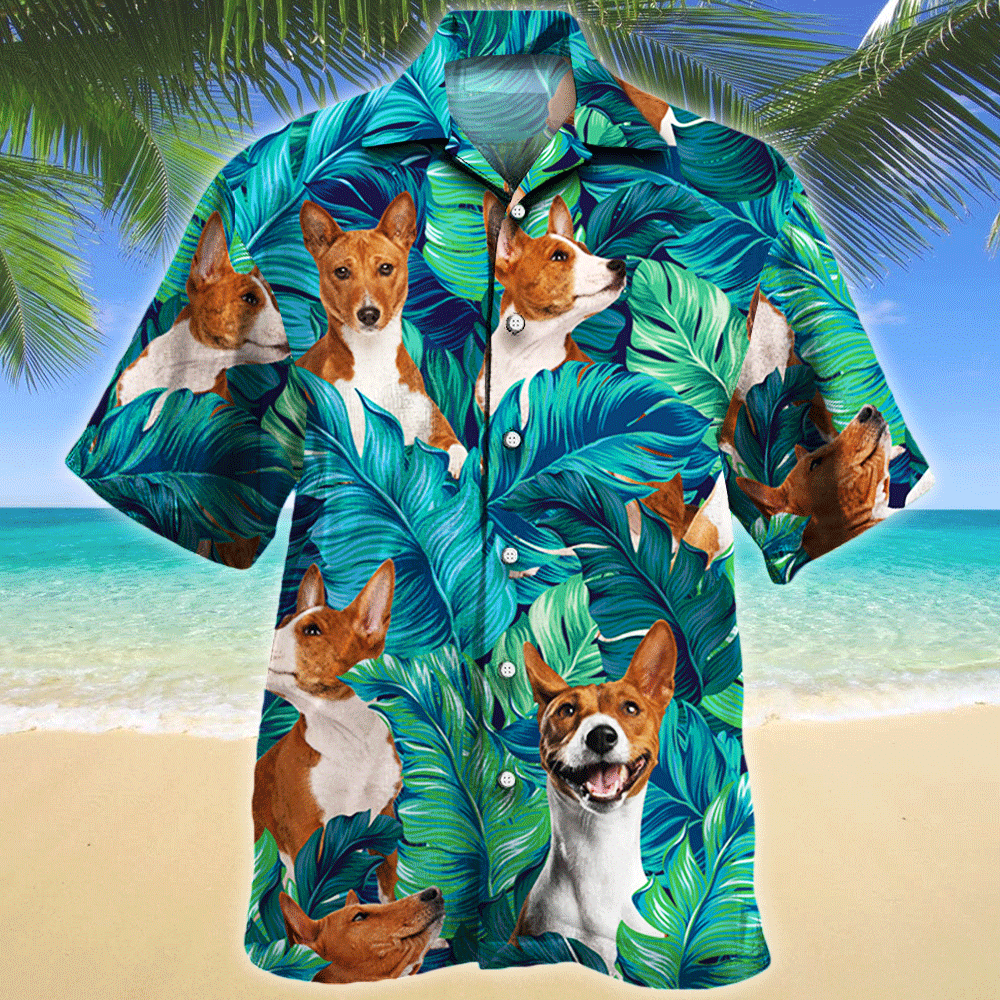 Basenji Dog Lovers Gift Hawaii Shirt Hawaiian Shirt For Men
